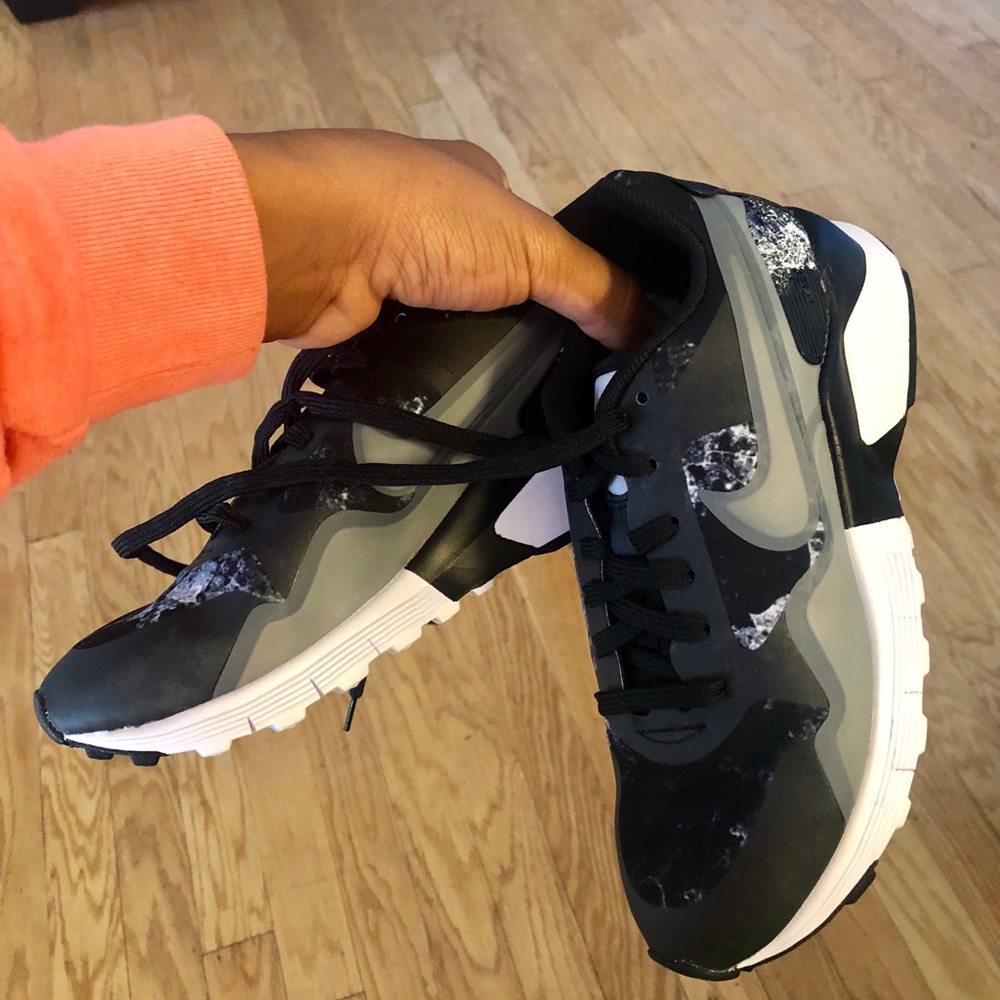 Black and White Nike Air